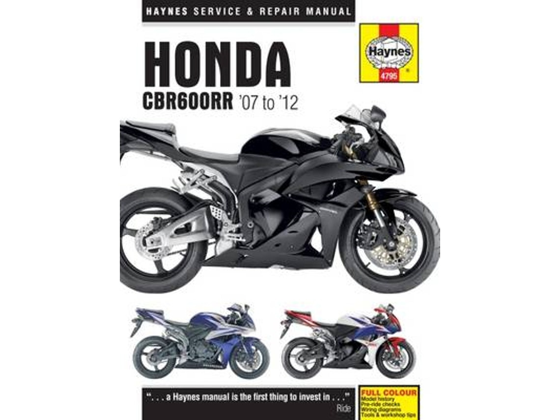 Manual Haynes Publishing para Honda CBR600RR (2007–2012) (Inglés)