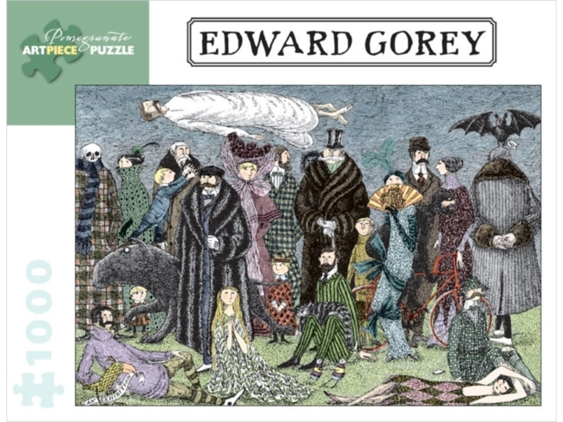 Rompecabezas de 1000 piezas de Edward Gorey (Inglés)