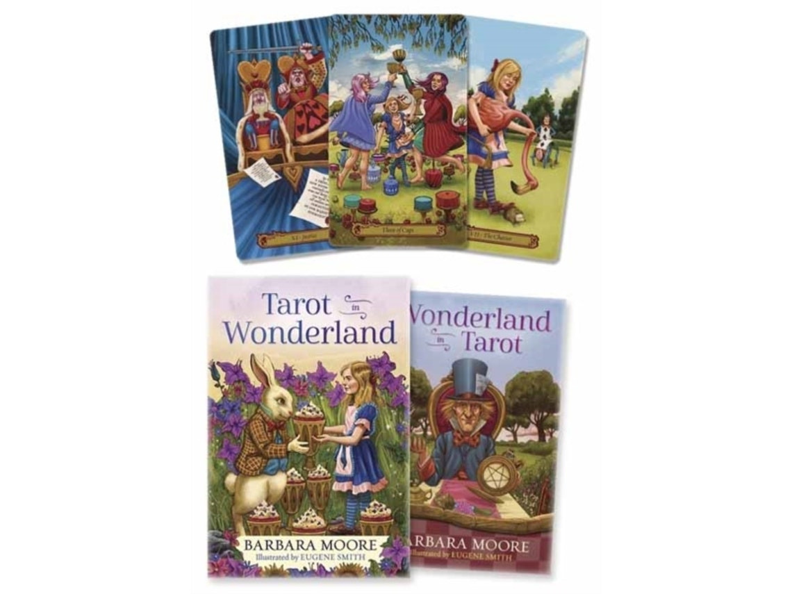 Tarot in Wonderland de Barbara Moore y Eugene Smith (Inglés)