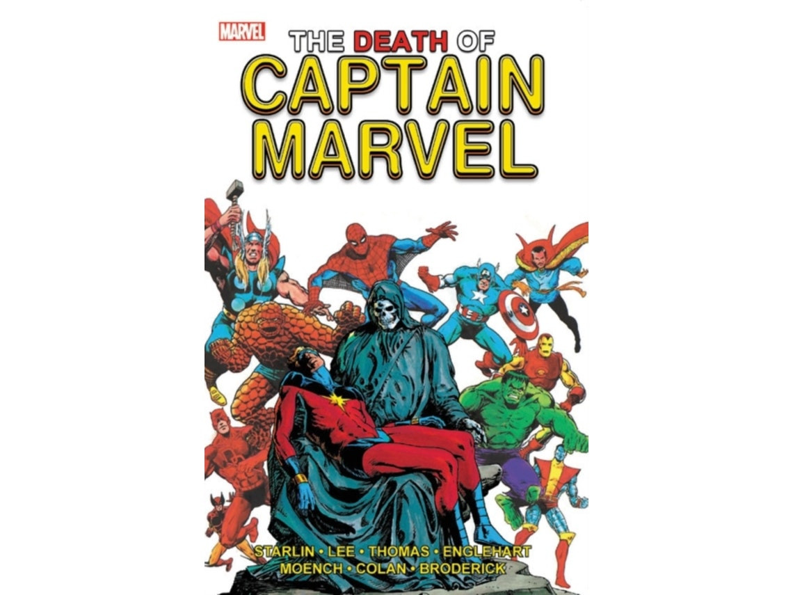 The Death of Captain Marvel de Jim Starlin, Steve Englehart y Doug Moench (Inglés)