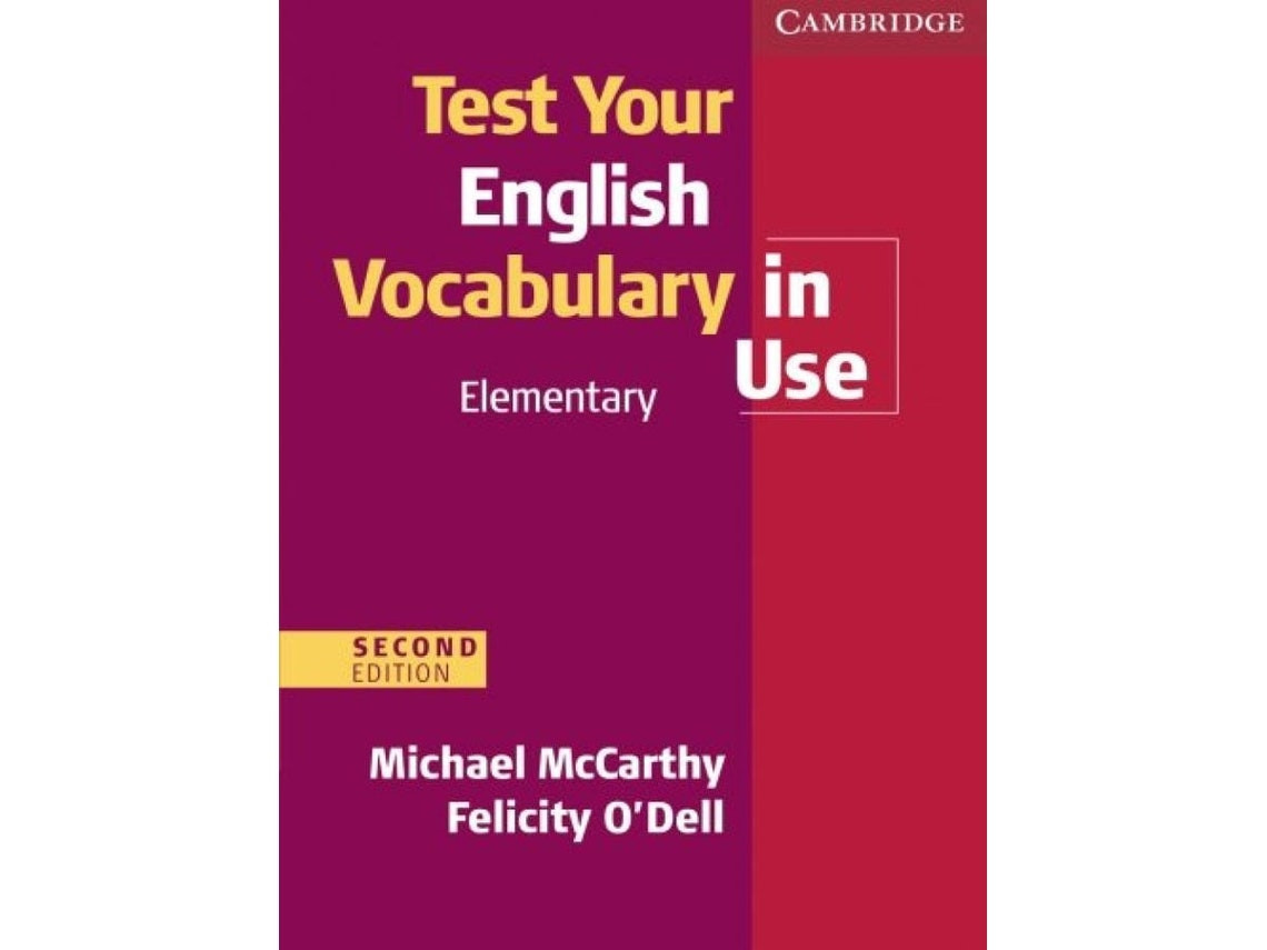 Test Your English Vocabulary In Use de Michael Mccarthy (Inglés)