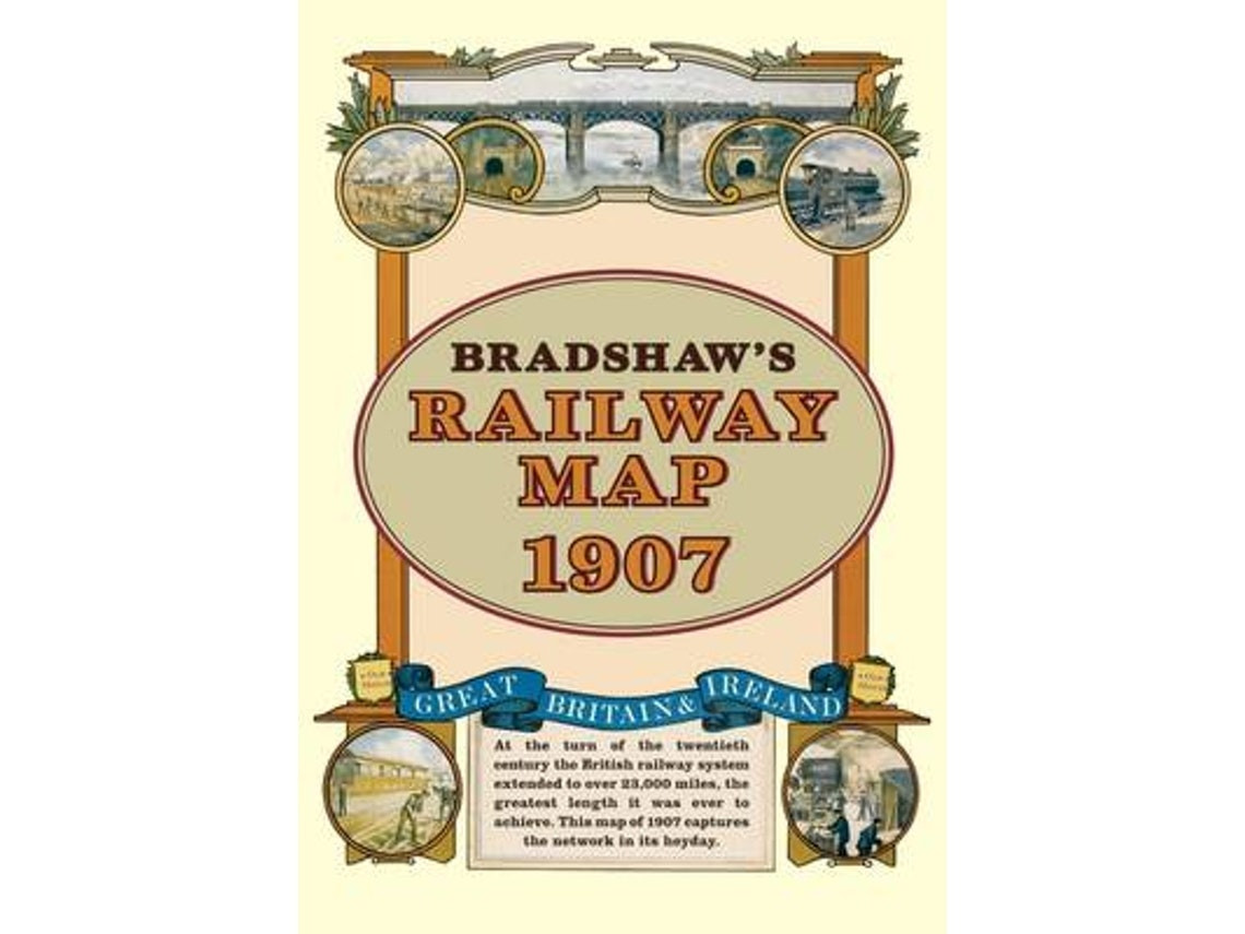 Bradshaw's Railway Folded Map 1907 de George Bradshaw (Inglés)