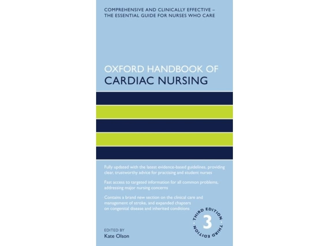 Oxford Handbook of Cardiac Nursing de Kate Olson (Inglés)