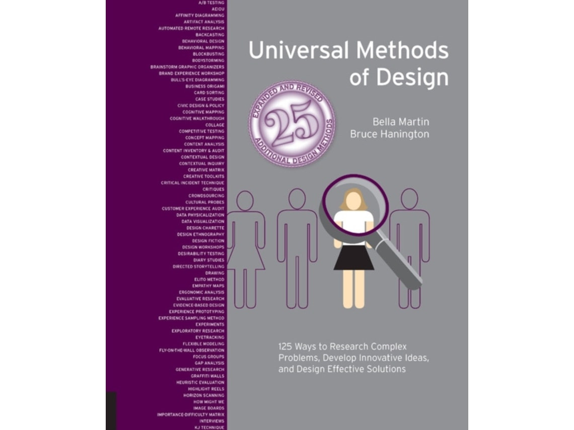 Universal Methods of Design de Bruce Hanington y Bella Martin (Inglés)