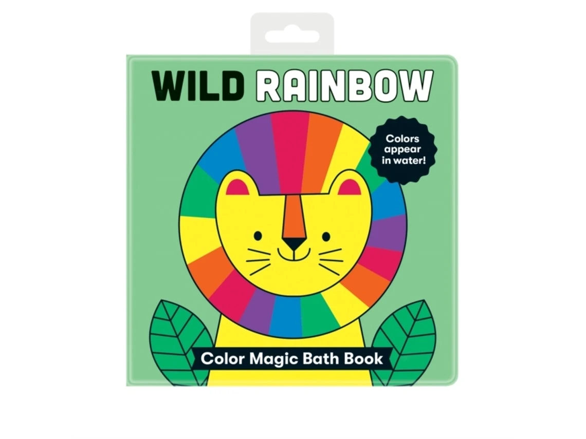 Wild Rainbow Color Magic Bath Book de Mudpuppy (Inglés)