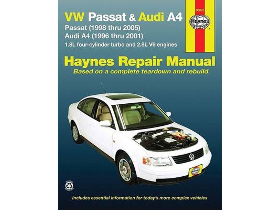 Manual de reparación Audi A4 y VW Passat 1996-2005 de Haynes Publishing (Inglés)