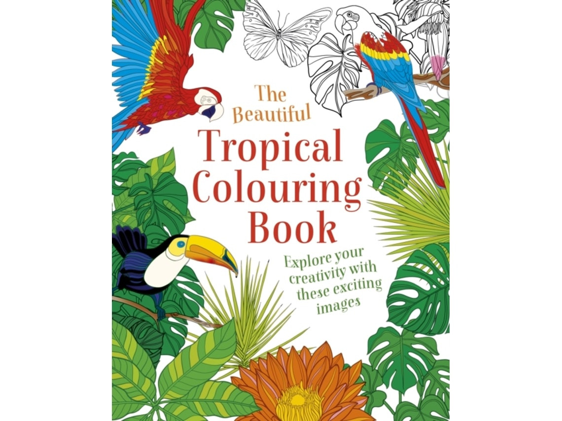 The Beautiful Tropical Colouring Book by Arcturus Publishing (English)