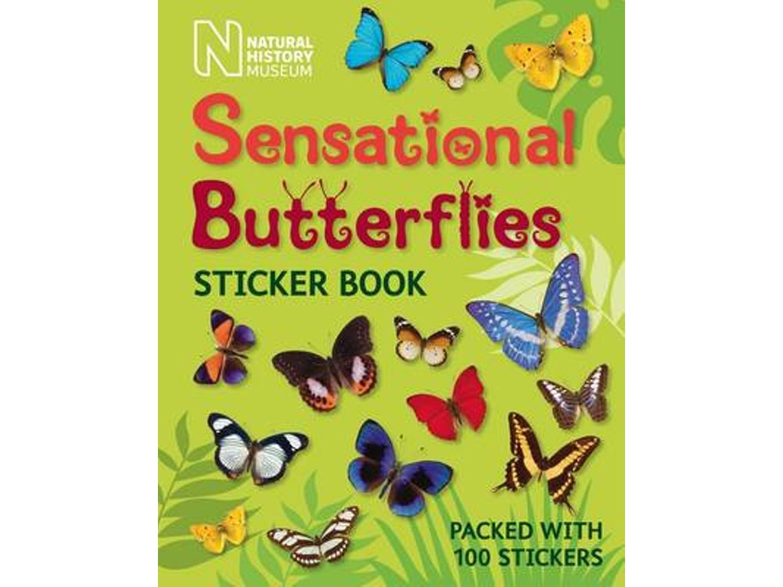 Sensational Butterflies Sticker Book de Natural History Museum (Inglés)
