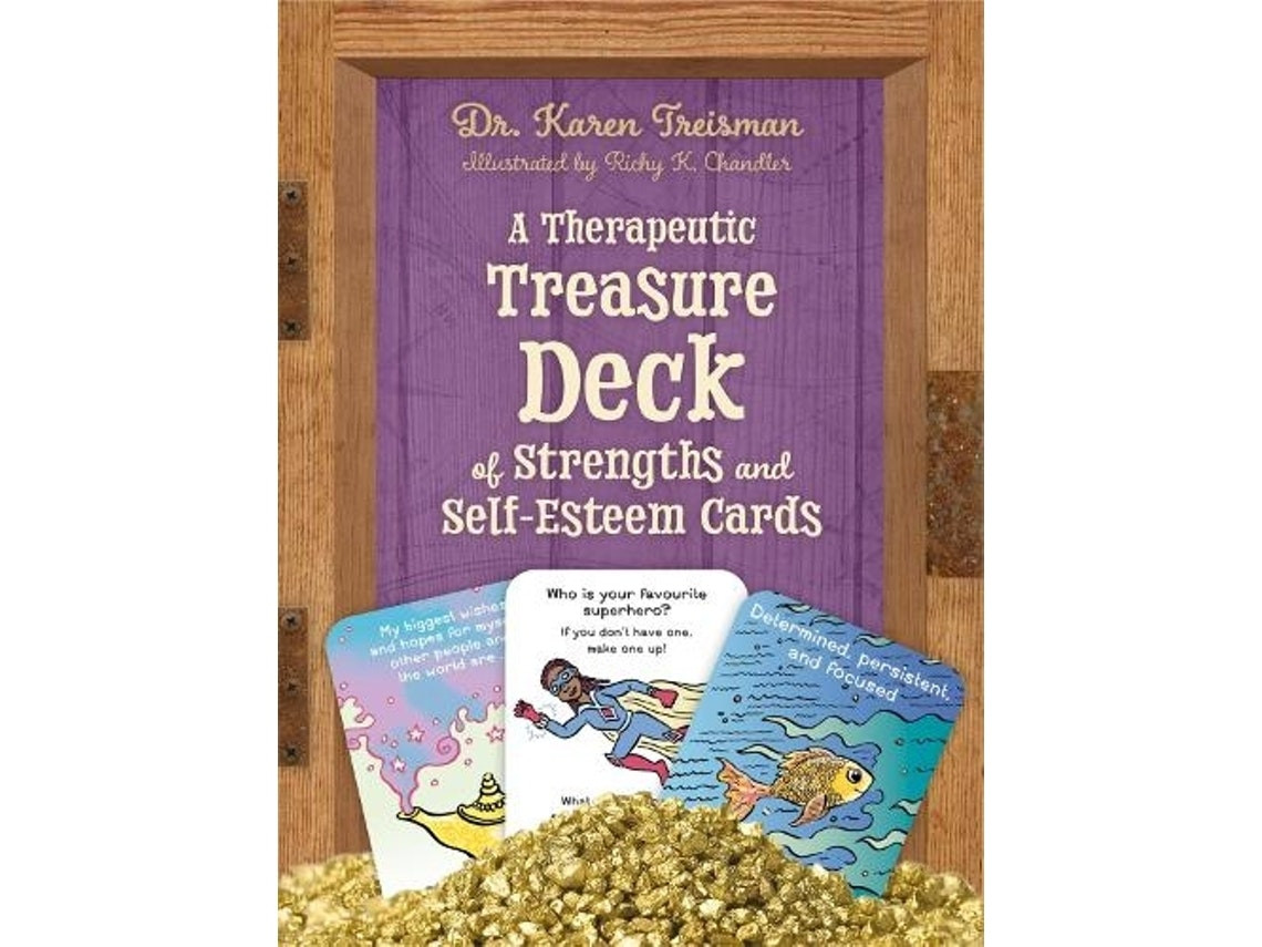 A Therapeutic Treasure Deck of Strengths and Self-Esteem Cards de Treisman, Dr Karen (Inglés)