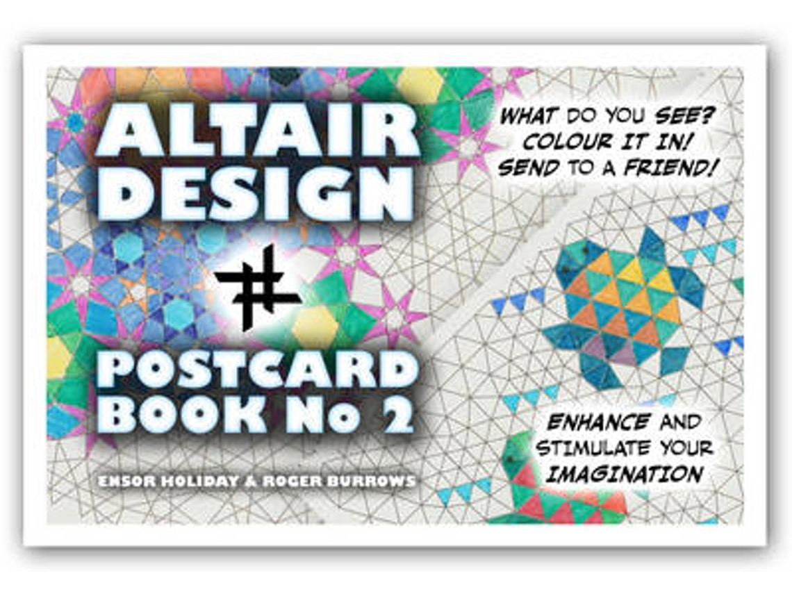 Altair Design Pattern Postcard de Ensor Holiday (Inglés)
