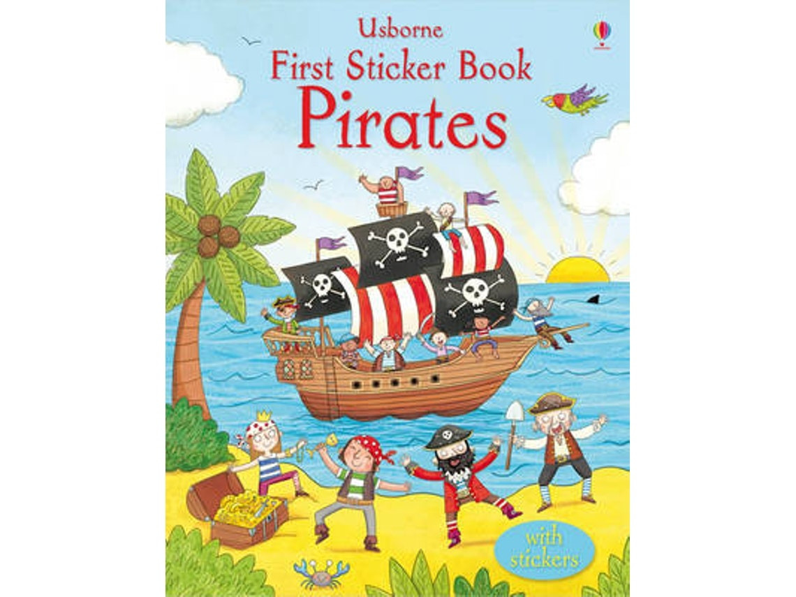 First Sticker Book Pirates de Sam Taplin (Inglés)
