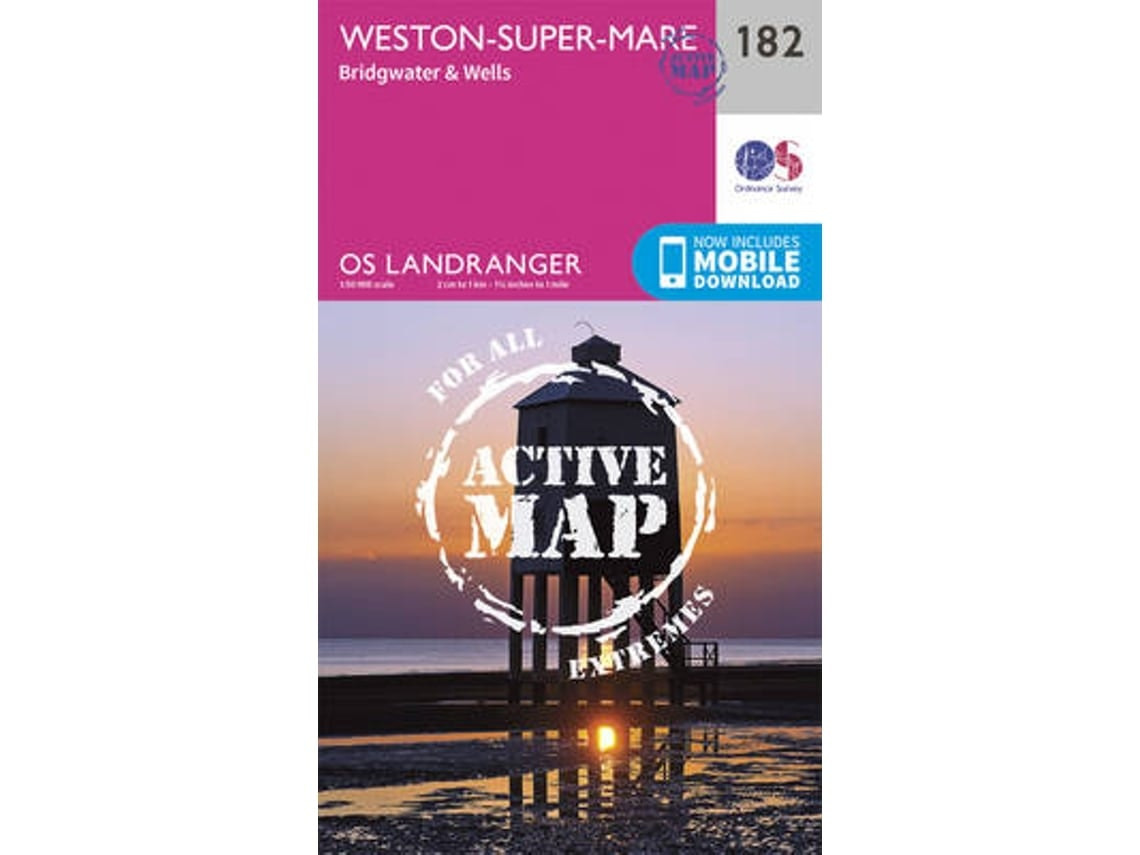 Weston-super-Mare, Bridgwater y Wells de Ordnance Survey (Inglés)