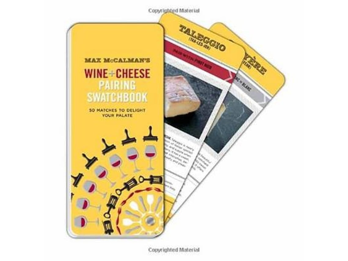 Wine and Cheese Pairing Swatchbook de Max McCalman (Inglés)