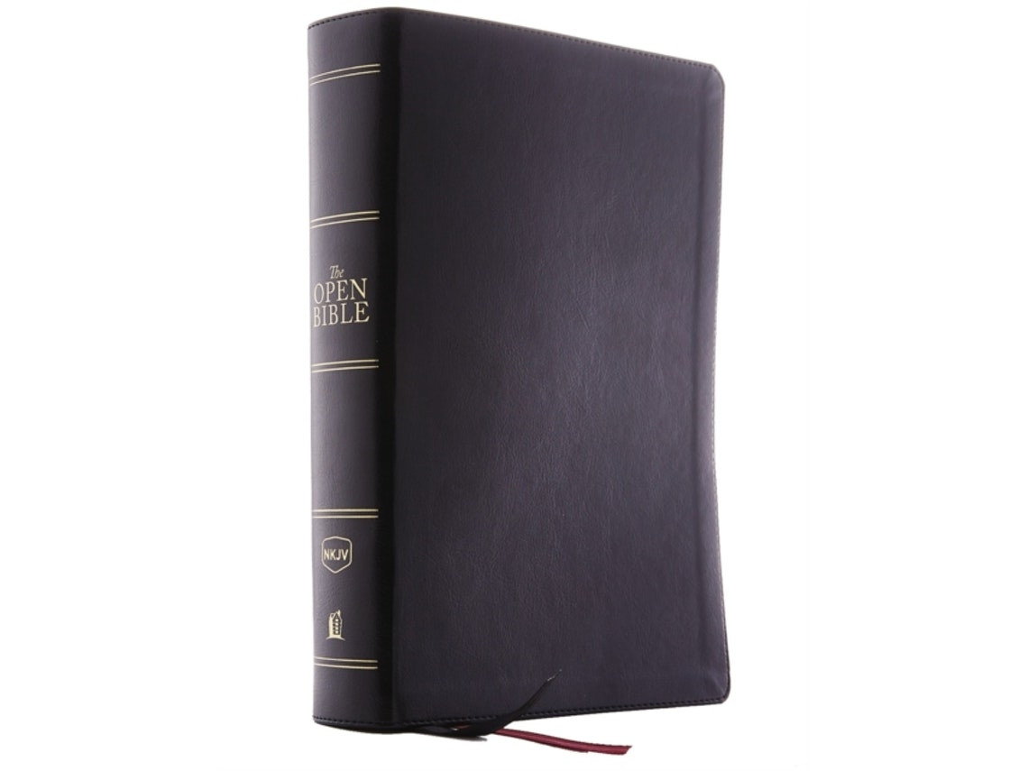 The NKJV Open Bible de Thomas Nelson (Inglés)