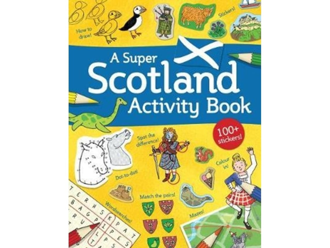 A Super Scotland Activity Book de Susana Gurrea (Inglés)