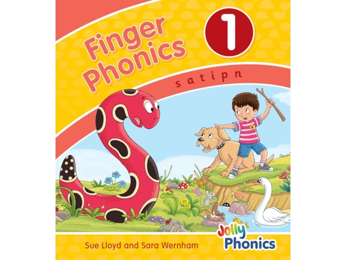 Finger Phonics Book 1 by Sara Wernham and Sue Lloyd (English)