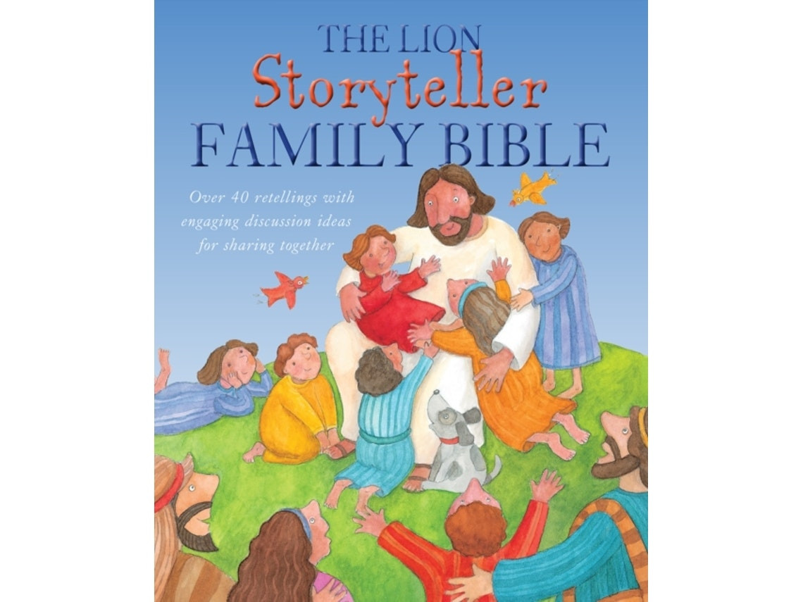 The Lion Storyteller Family Bible de Bob Hartman (Inglés)