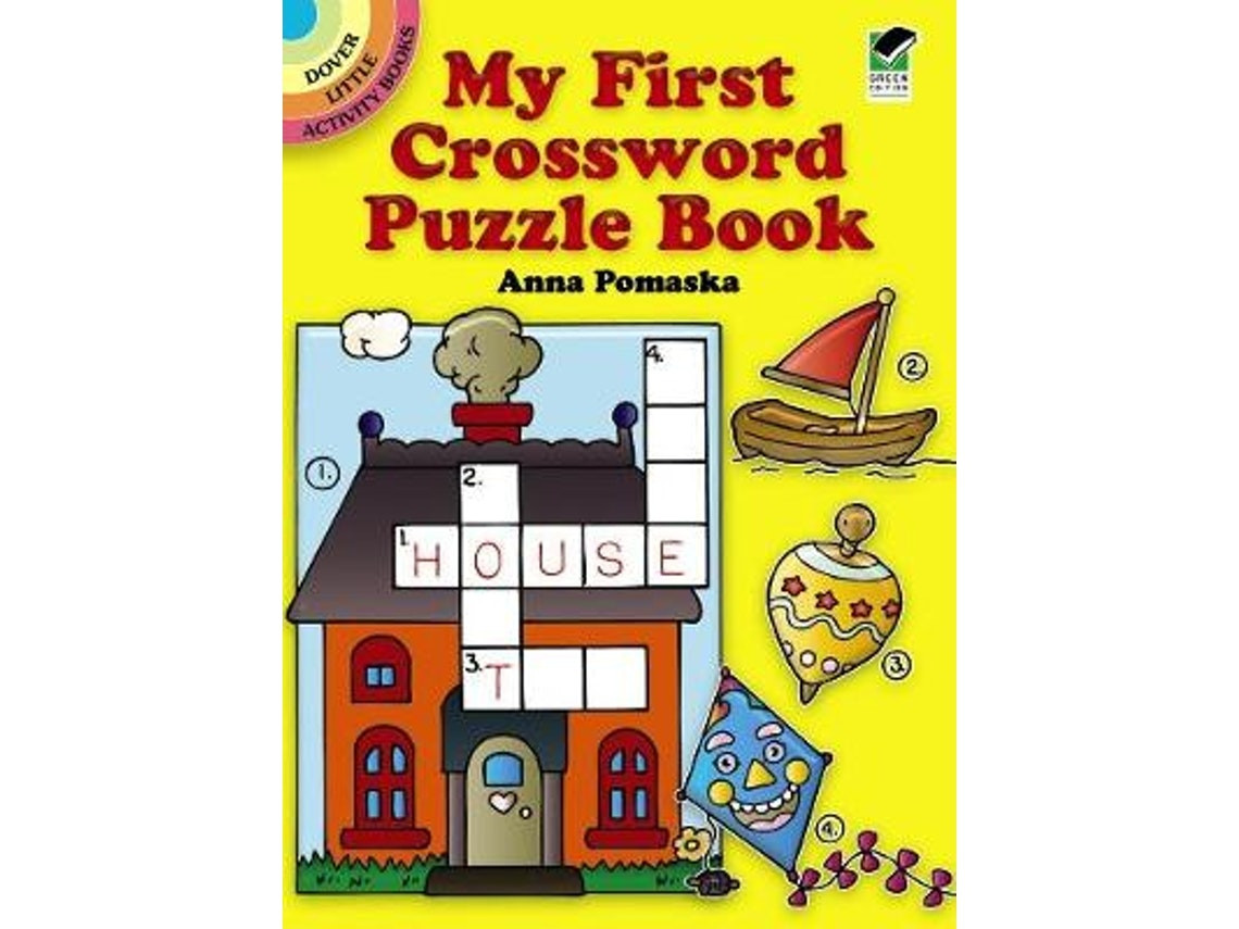My First Crossword Puzzle Book de Anna Pomaska (Inglés)