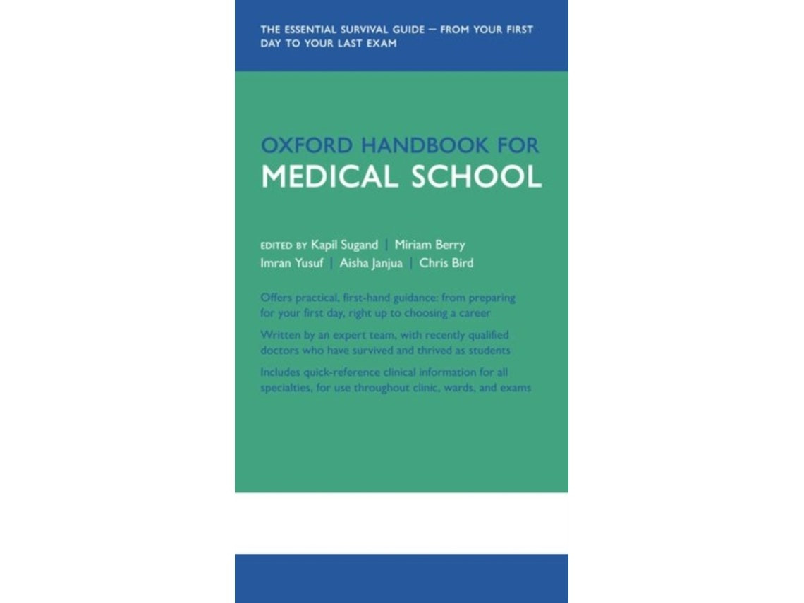 Oxford Handbook for Medical School de Kapil Sugand (Inglés)
