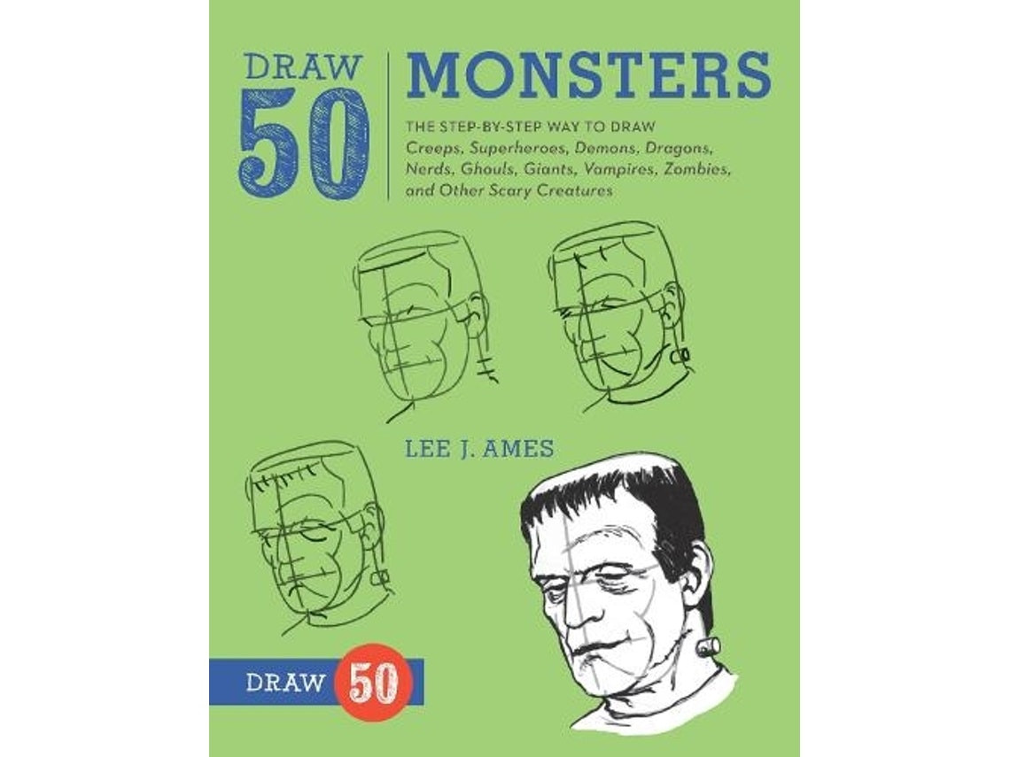 Draw 50 Monsters by L. Ames (English)