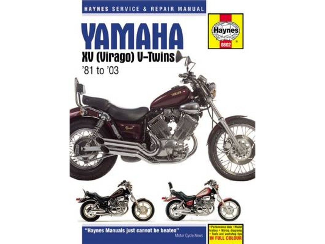 Manual de reparación Yamaha XV (Virago) V‑Twins de Haynes (Inglés)