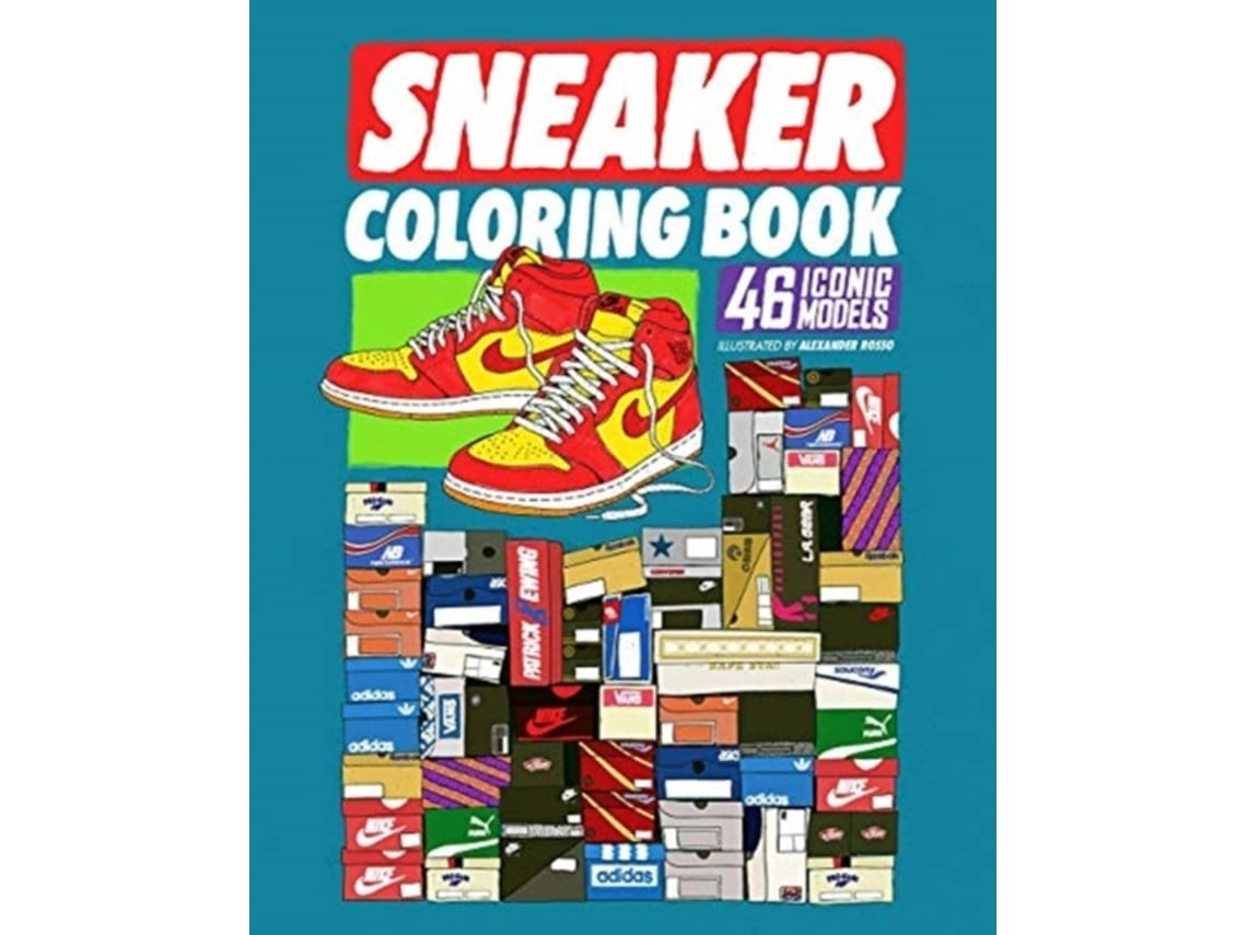 Sneaker Coloring Book by Alexander Rosso (English)