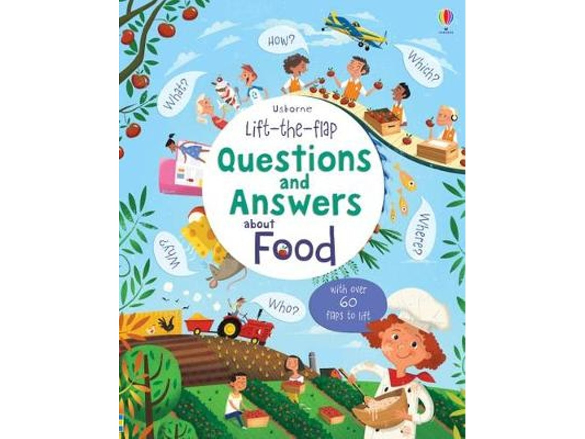 Lift-the-flap Questions and Answers about Food de Katie Daynes (Inglés)