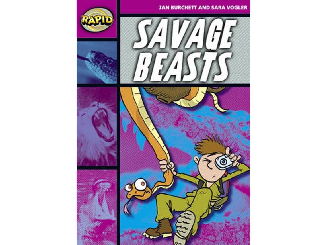 Rapid Reading: Savage Beasts de Jan Burchett y Sara Vogler (Inglés)