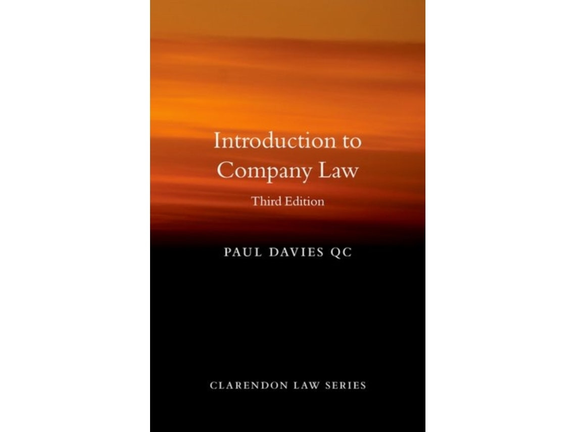 Introduction to Company Law de Paul Davies (Inglés)