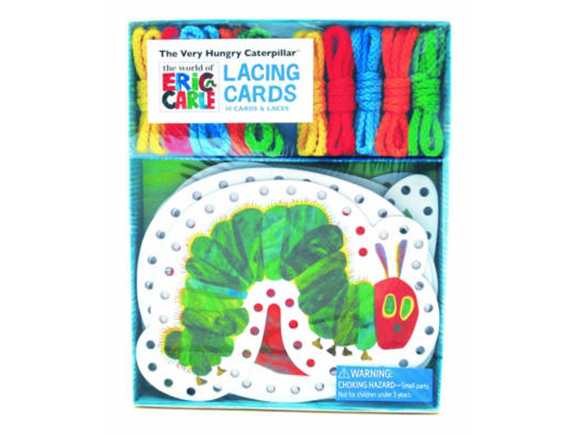 The Very Hungry Caterpillar Lacing Cards de Eric Carle (Inglés)