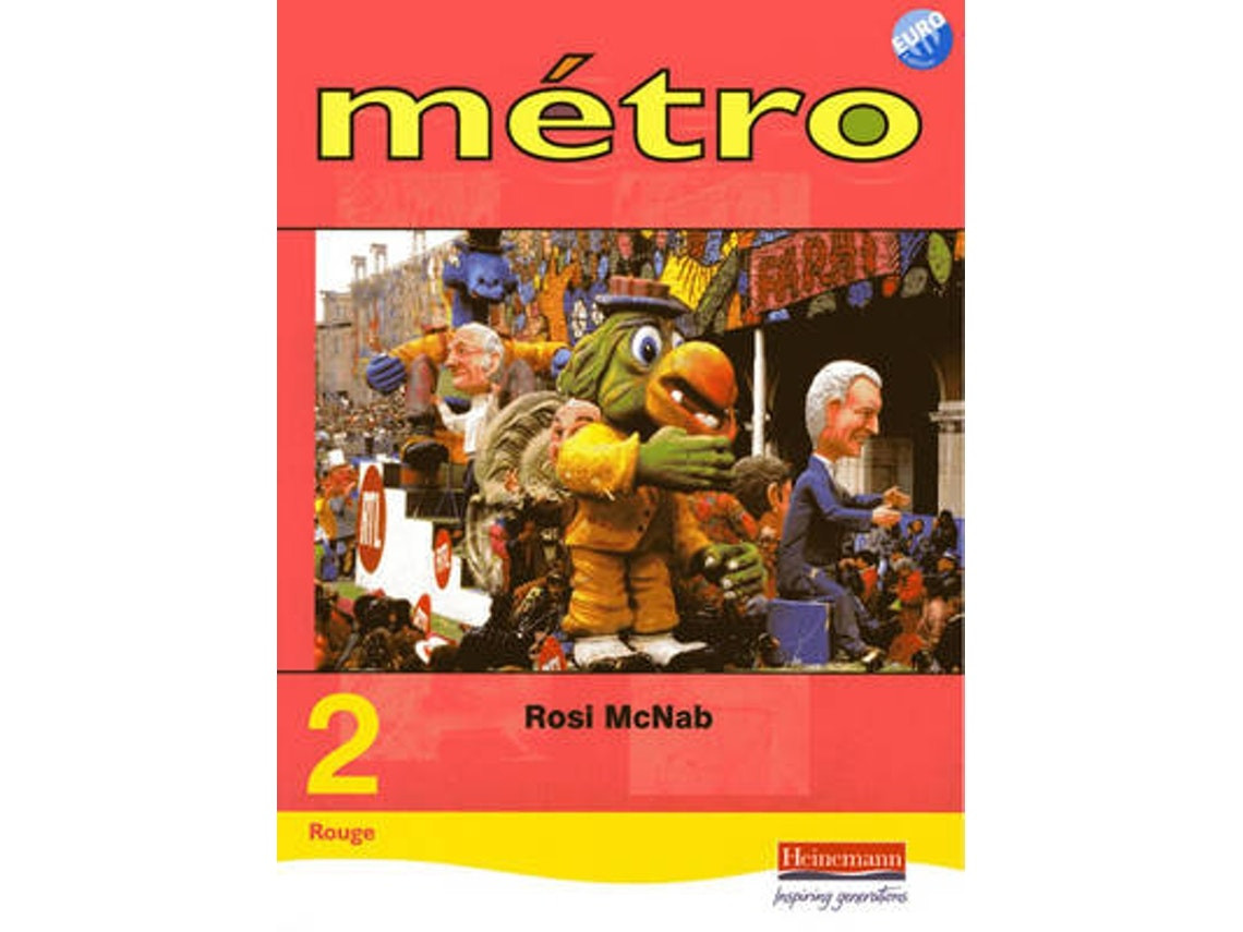 Metro 2 Rouge Pupil Book de Rosi McNab (Inglés)