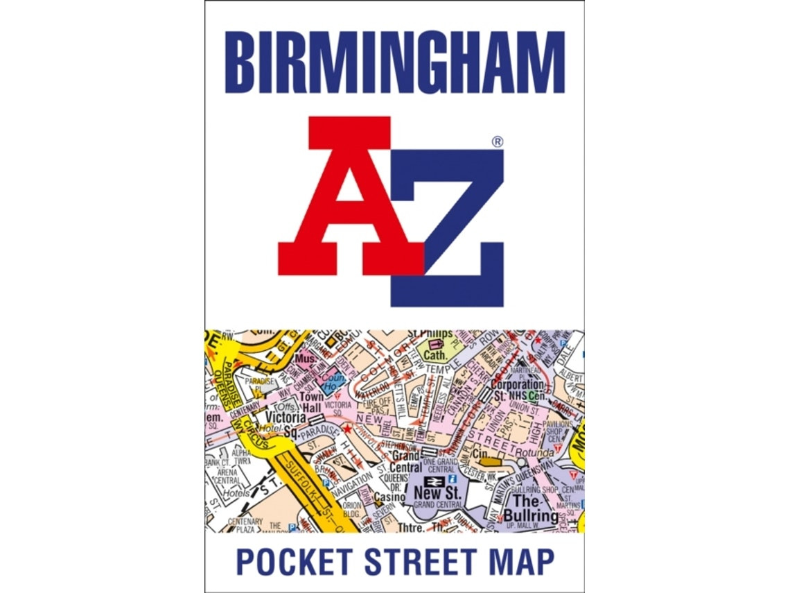 Birmingham A-Z pocket street map by A-Z Maps (English)