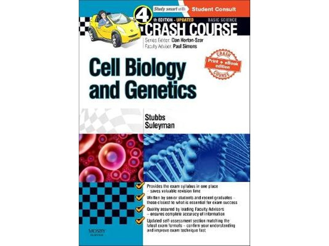 Crash Course Cell Biology and Genetics de Stubbs, Mathew; Suleyman, Narin (Inglés)