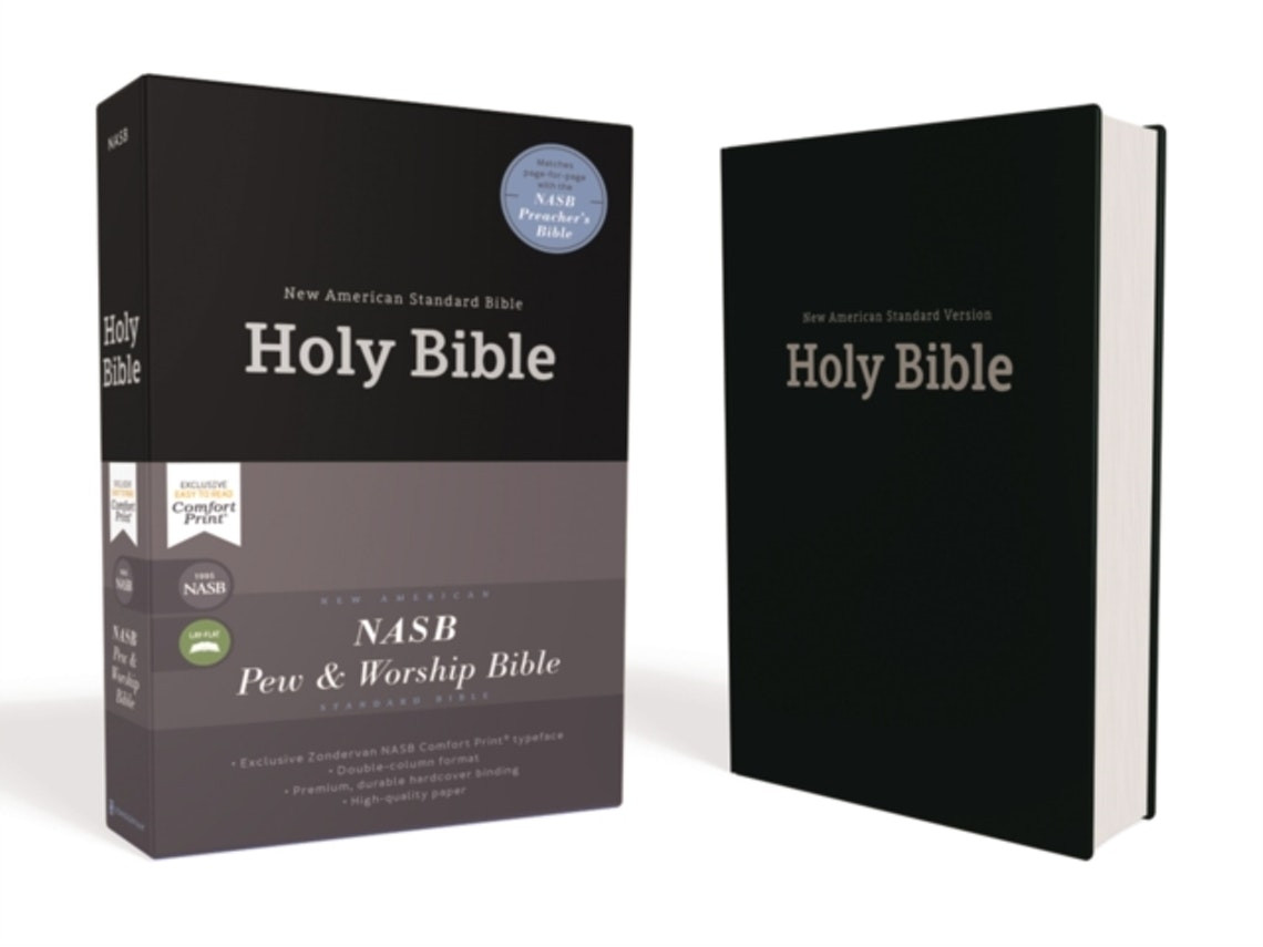 Biblia NASB Pew and Worship de Zondervan (Inglés)