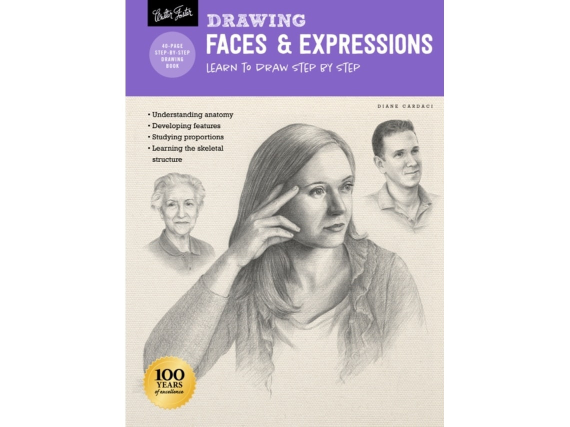 Drawing: Faces & Expressions de Diane Cardaci (Inglés)