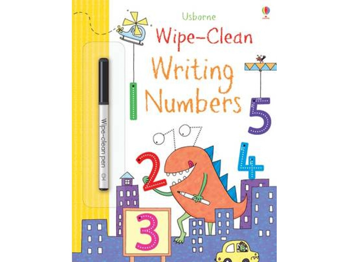 Wipe-Clean Writing Numbers de Jessica Greenwell (Inglés)