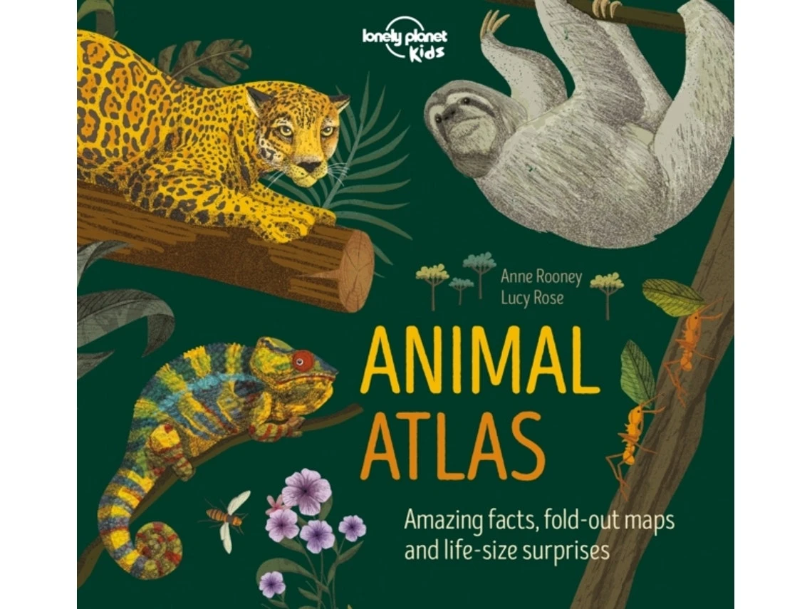Kids Animal Atlas de Anne Rooney (Inglés)