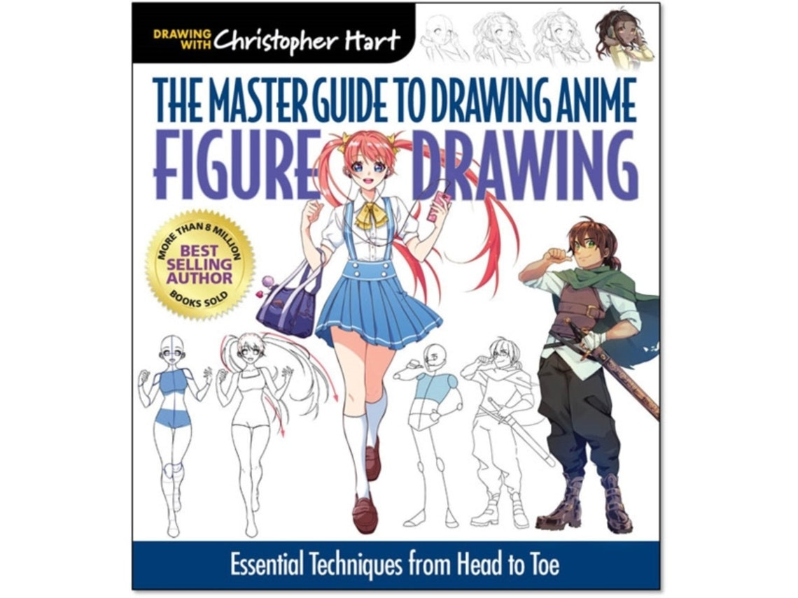 The Master Guide to Drawing Anime de Christopher Hart (Inglés)