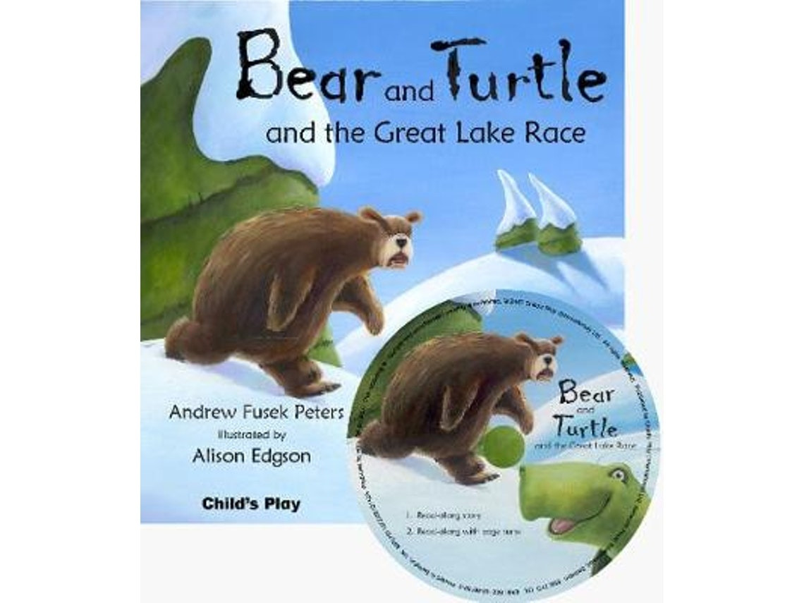 Bear and Turtle and the Great Lake Race de Andrew Fusek Peters (Inglés)