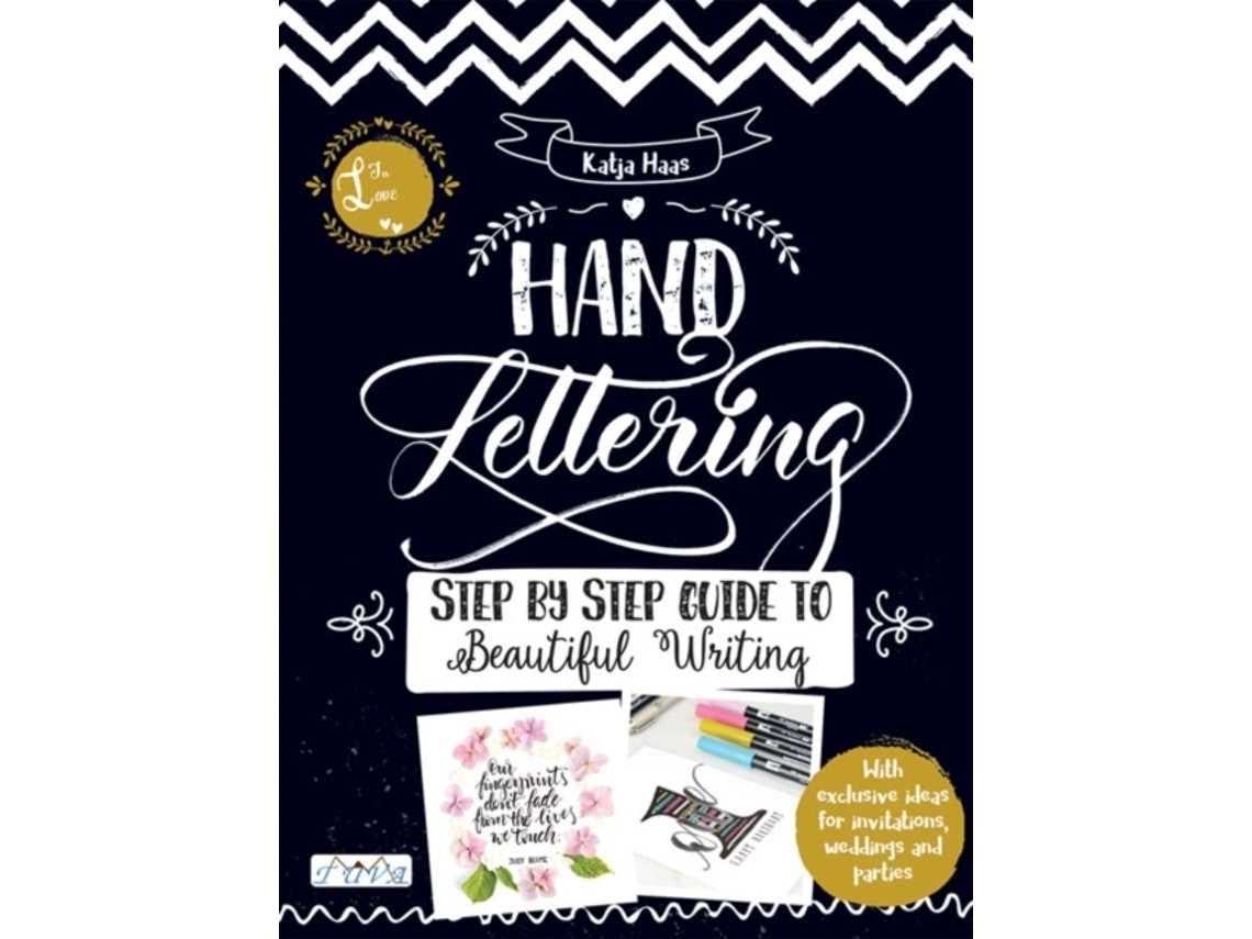 Hand Lettering de Katja Haas (Inglés)