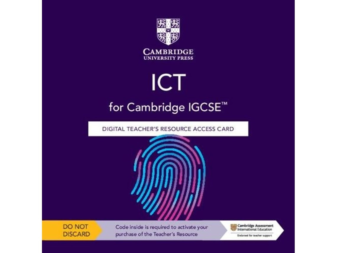 Cambridge IGCSE ICT Digital Teacher's Resource Access Card by David Waller, Evans Chikasa, Victoria Wright, Denise Taylor (English)