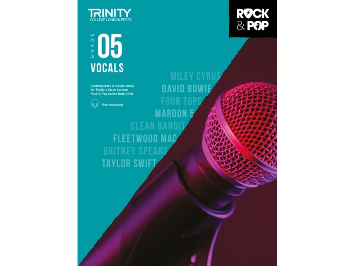 Trinity College London Rock & Pop 2018 Vocals Grade 5 de Hal Leonard Publishing Corporation (Inglés)