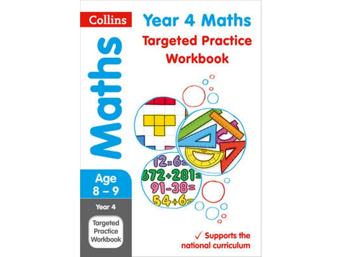 Year 4 Maths Targeted Practice Workbook by Collins KS2 (English)