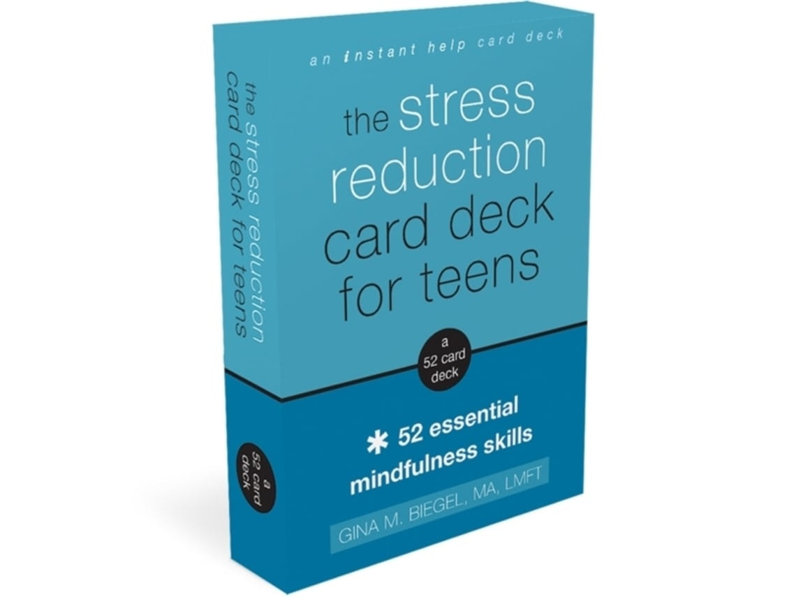 The Stress Reduction Card Deck for Teens de Gina M. Biegel (Inglés)