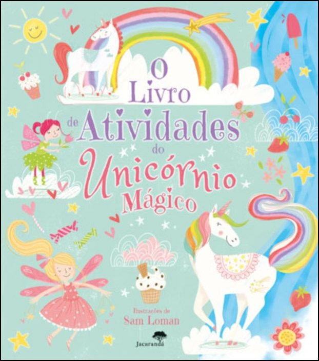 Libro de Actividades: El Unicorno Mágico de Sam Loman (Portugués)