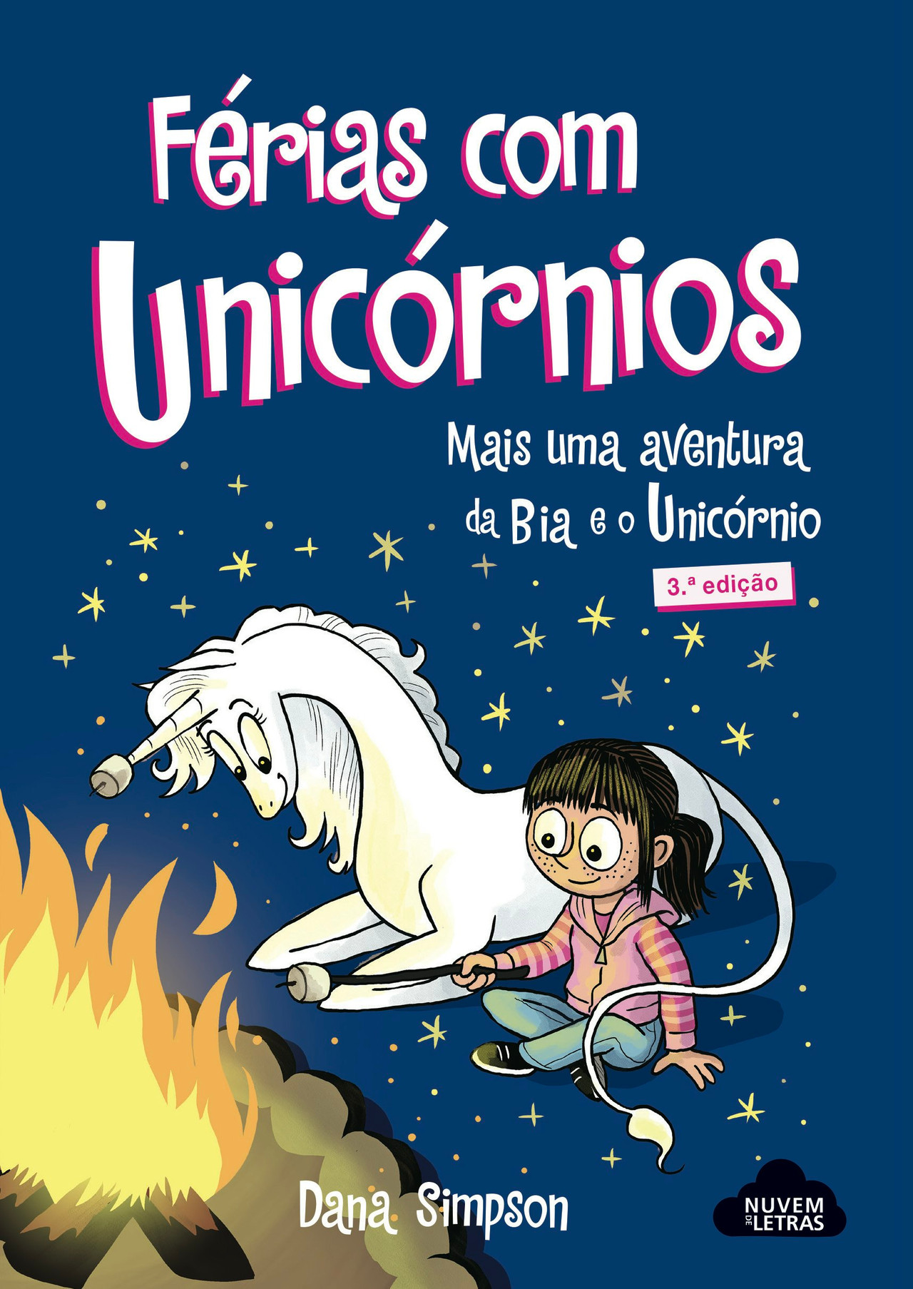 Bia and the Unicorn by Dana Simpson (Portuguese)
