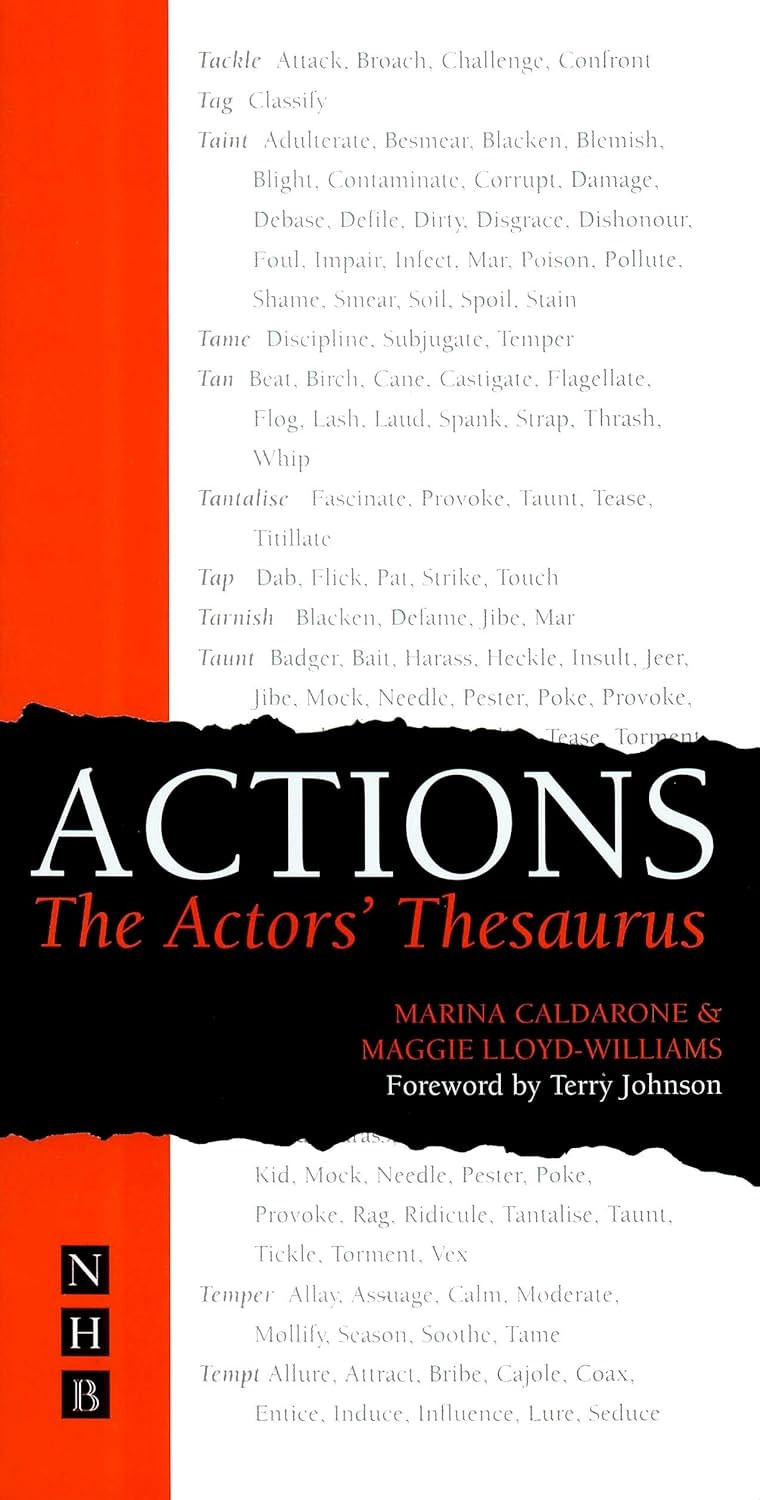 Actions: The Actors' Thesaurus de Marina Caldarone y Maggie Lloyd-Williams (Inglés)