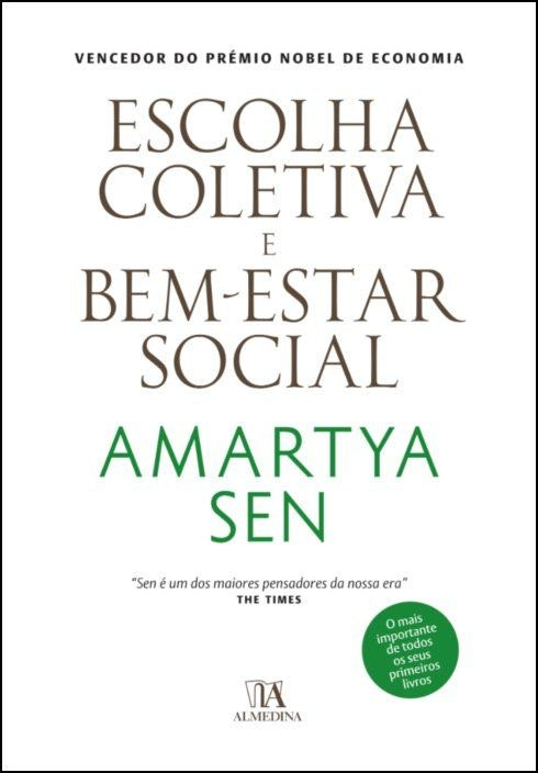 Elección Colectiva y Bienestar Social de Amartya Sen (Portugués)