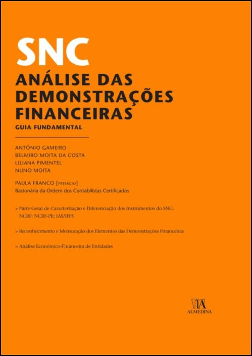 SNC — Análisis de estados financieros de António Ribeiro Gameiro (Portugués)
