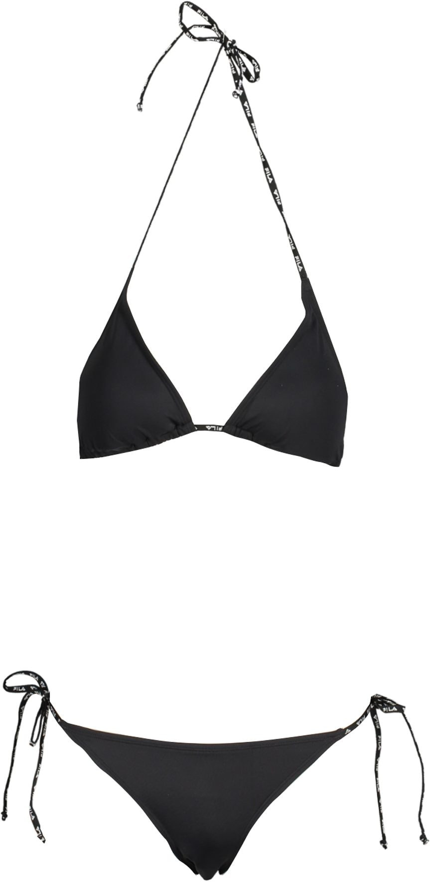 Bikini de dos piezas negro